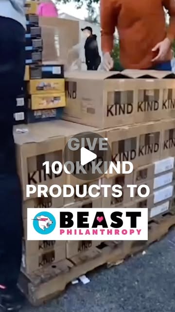 Beast Philanthropy × KIND campaign