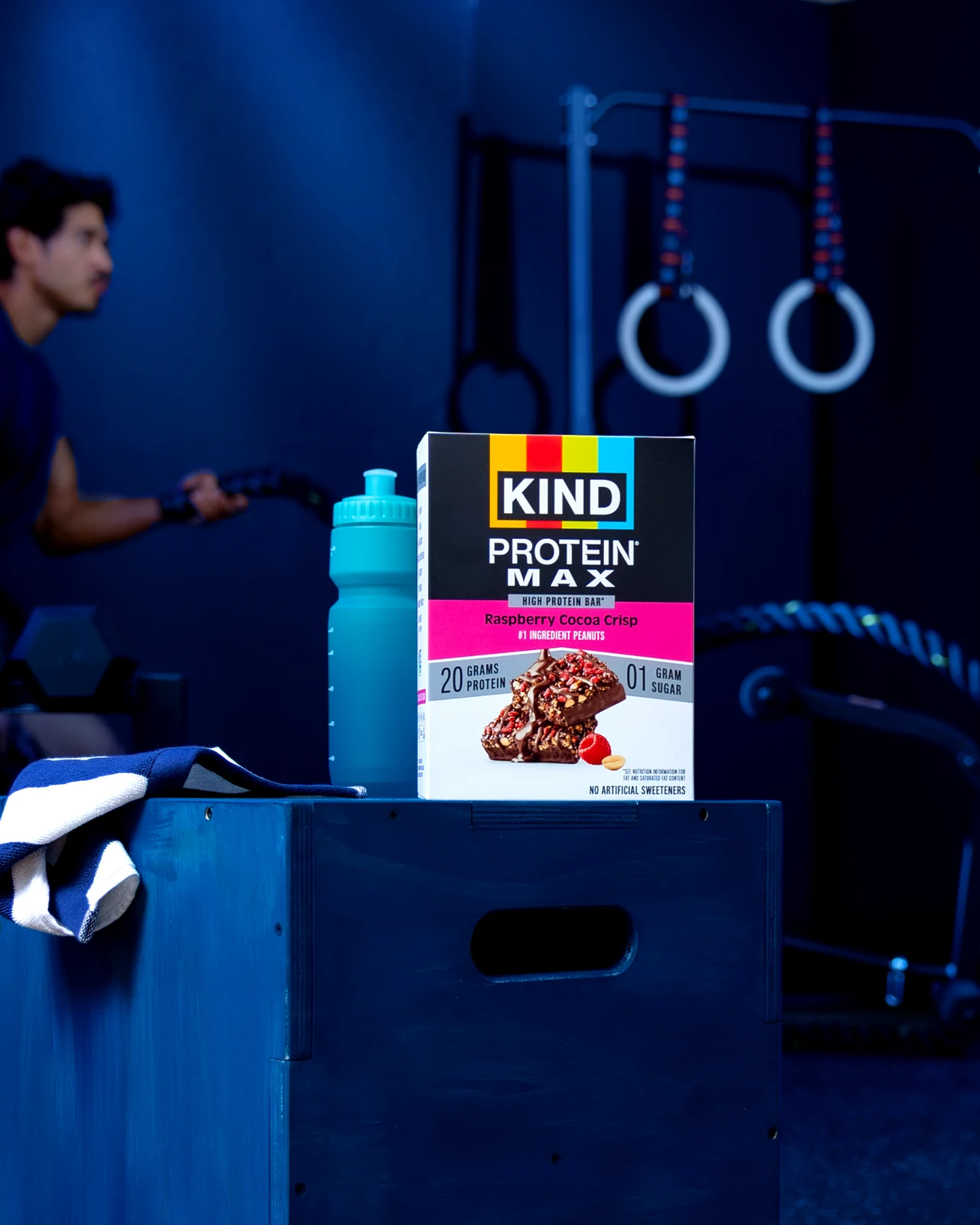 KIND Protein Max gym lifestyle creative